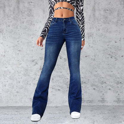 Damen Flared Jeans im eleganten Schnitt mit hohem Bund Stalluxe