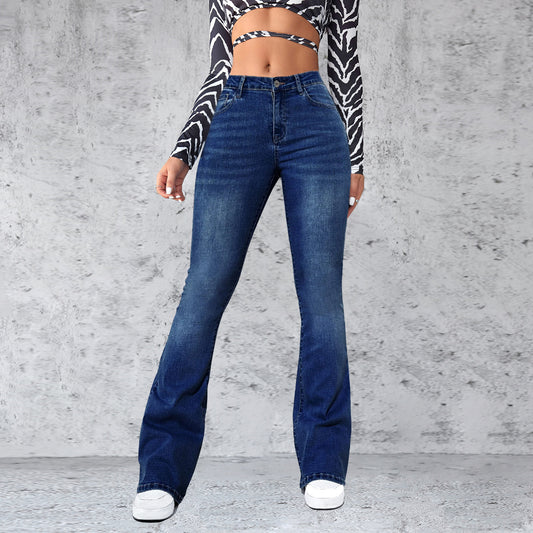 Damen Flared Jeans im eleganten Schnitt mit hohem Bund Stalluxe