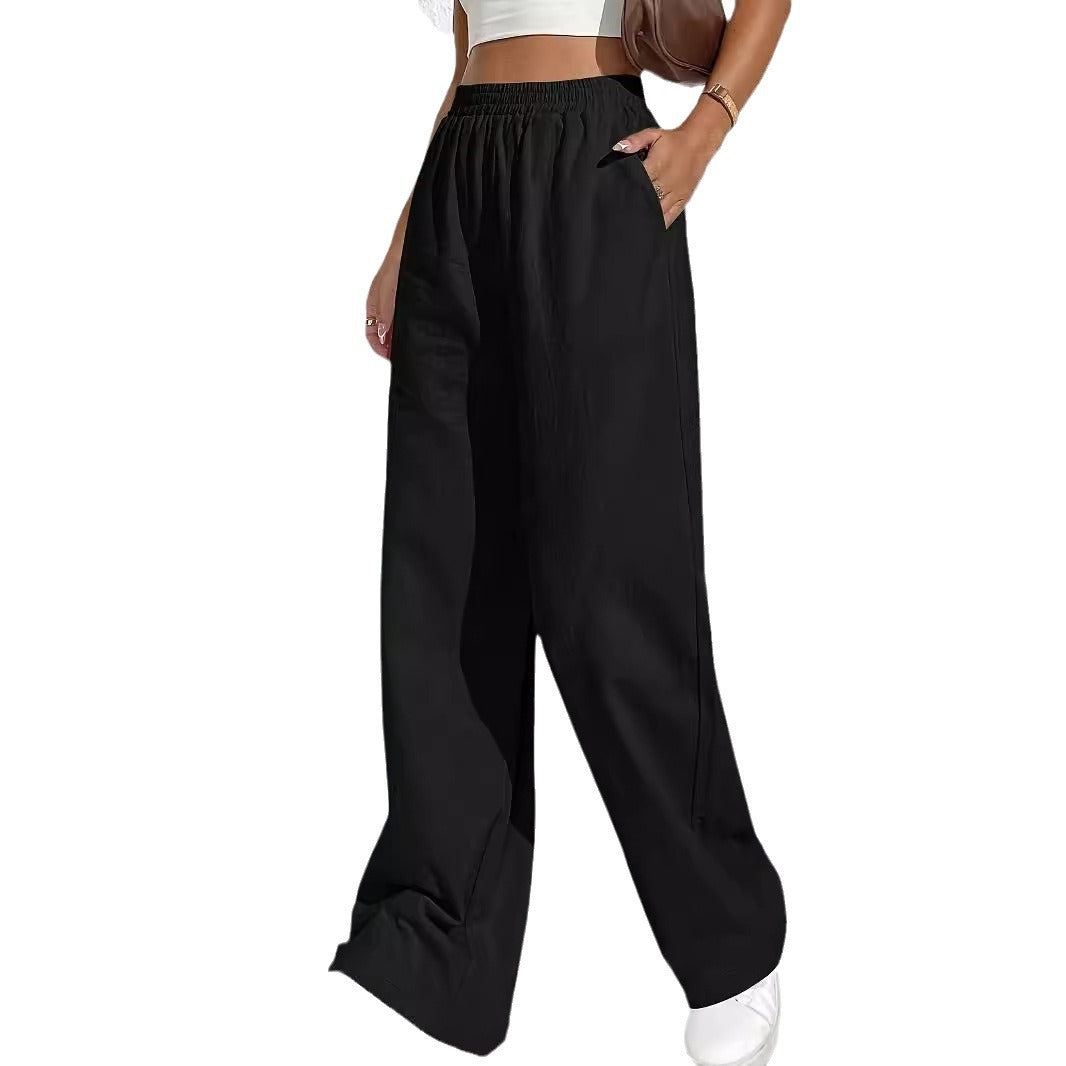 Damen Bequeme und lässige Hosen mit elastischem Bund Stalluxe