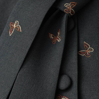 Damen Schößchenanzug mit ausgefallenen Puffärmeln und dekorativen Knöpfen Stalluxe