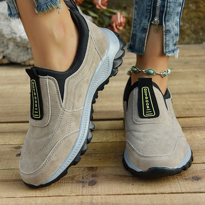 Damen Sportliche Slip-On Sneakers mit ergonomischer Dämpfung Stalluxe