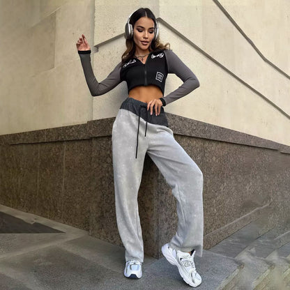 Damen Bequeme Freizeithose mit elastischem Bund und trendigem Design Stalluxe