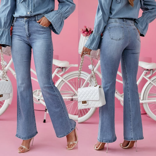 Damen Flared Jeans im eleganten Vintage-Stil Stalluxe