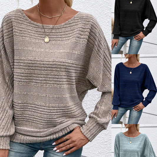 Damen lässiger Strickpullover Stalluxe