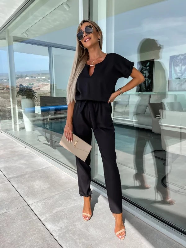 Damen Jumpsuit mit elegantem Schnitt Stalluxe