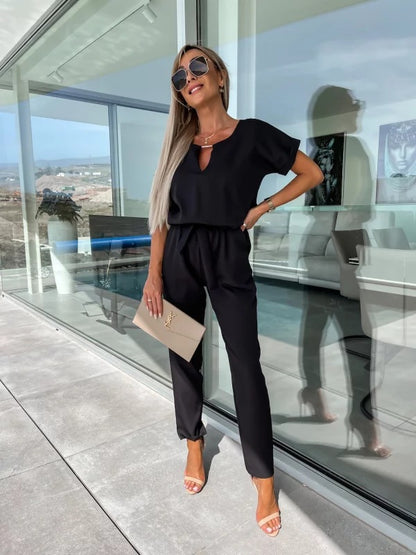 Damen Jumpsuit mit elegantem Schnitt Stalluxe