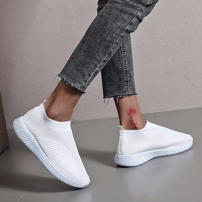 Damen Sportschuhe mit elastischem Obermaterial und rutschfester Sohle Stalluxe