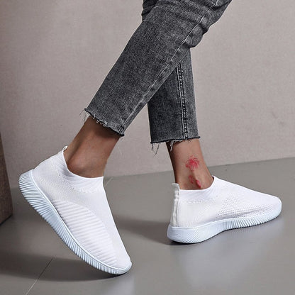 Damen Sportschuhe mit elastischem Obermaterial und rutschfester Sohle Stalluxe
