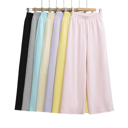 Damen weite Jersey-Hose mit elastischem Bund Stalluxe