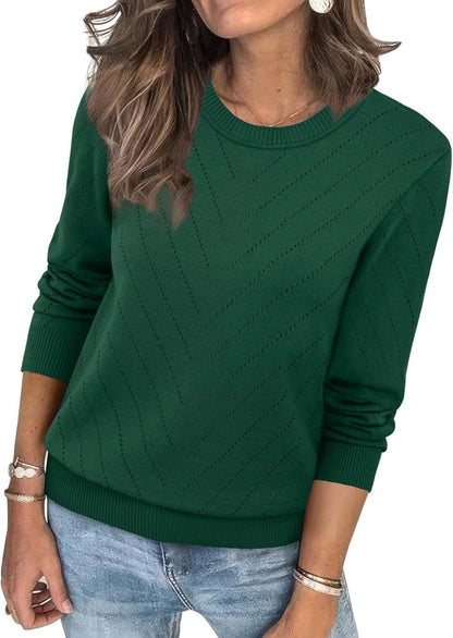 Damen Modischer Pullover mit strukturiertem Zickzack-Muster und lässigem Schnitt Stalluxe