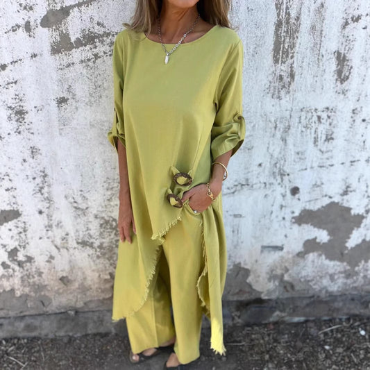 Women's Relaxed Fit Midi Dress Stalluxe