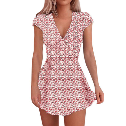Damen Blütenmuster Kleid Stalluxe