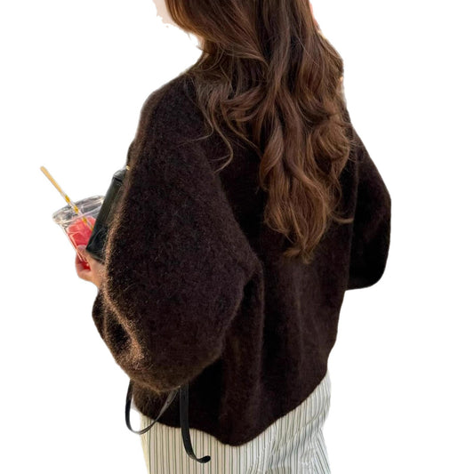 Damen Strickjacke mit Knopfdetails und lässigem Schnitt Stalluxe