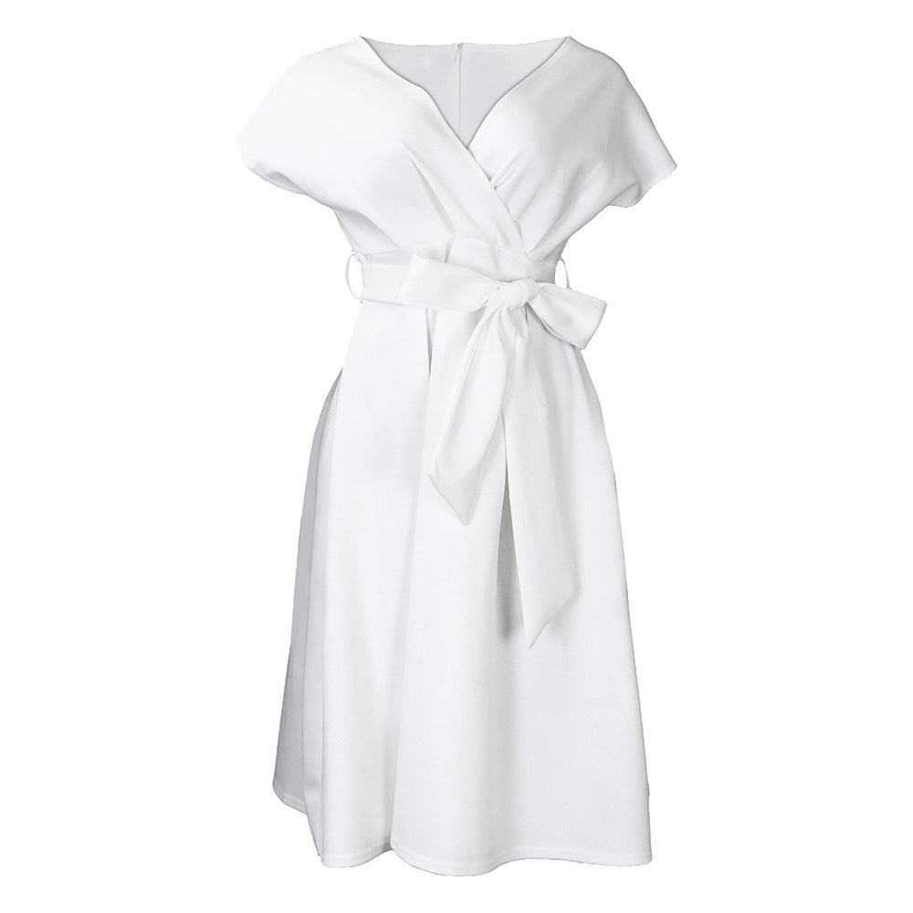 Damen Wickelkleid mit schickem Gürtel und eleganter Linienführung Stalluxe
