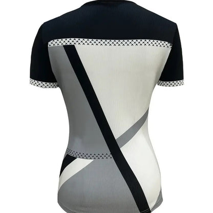 Damen Modisches Oberteil mit Reißverschluss und kontrastierenden Details Stalluxe