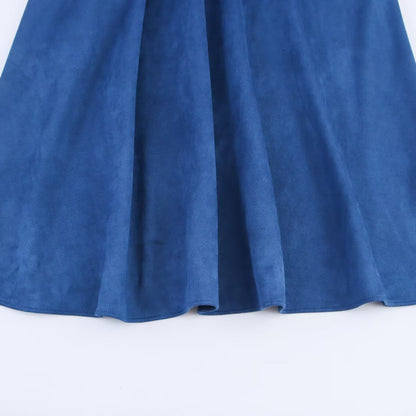 Damen Maxi-Kleid mit elegantem Schlitz und dekorativem Gürtel Stalluxe