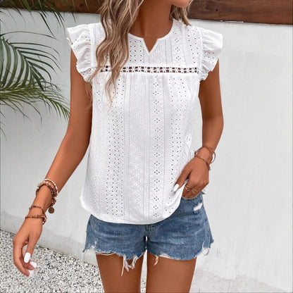 Damen Spitzenbluse Stalluxe