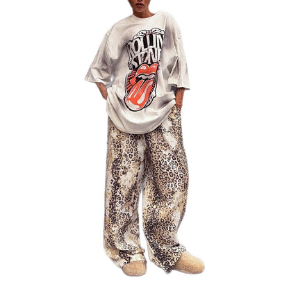 Damen Oversized T-Shirt mit kreativen Grafiken und lässigen Schnitten Stalluxe