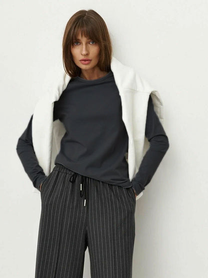Damen Langarmshirt mit modernem Schnitt und figurfreundlicher Passform Stalluxe