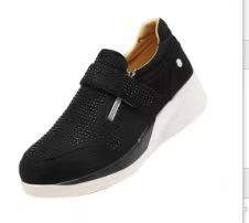 Damen Sneakers mit elastischem Riemen und atmungsaktivem Obermaterial Stalluxe
