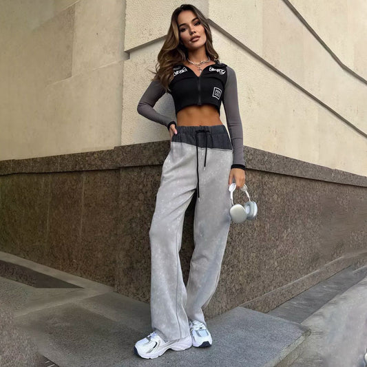 Damen Bequeme Freizeithose mit elastischem Bund und trendigem Design Stalluxe
