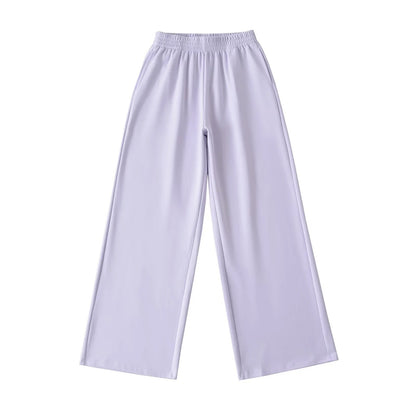 Damen weite Jersey-Hose mit elastischem Bund Stalluxe