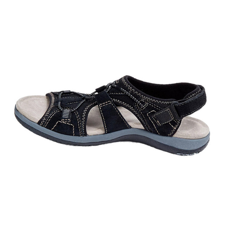 Damen Komfortable Sandalen mit verstellbarem Riemendesign und atmungsaktiver Sohle Stalluxe