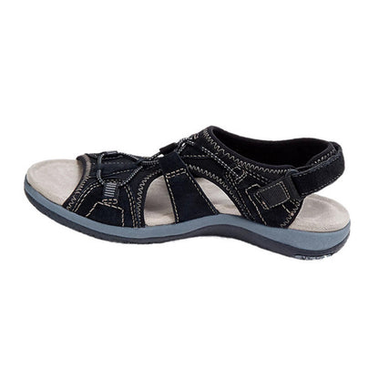 Damen Komfortable Sandalen mit verstellbarem Riemendesign und atmungsaktiver Sohle Stalluxe