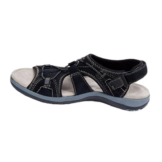 Damen Komfortable Sandalen mit verstellbarem Riemendesign und atmungsaktiver Sohle Stalluxe
