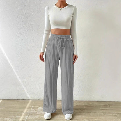 Damen Bequeme Stoffhose mit strukturierter Oberfläche Stalluxe