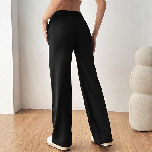 Damen Hochgeschnittene Palazzo-Hosen Stalluxe