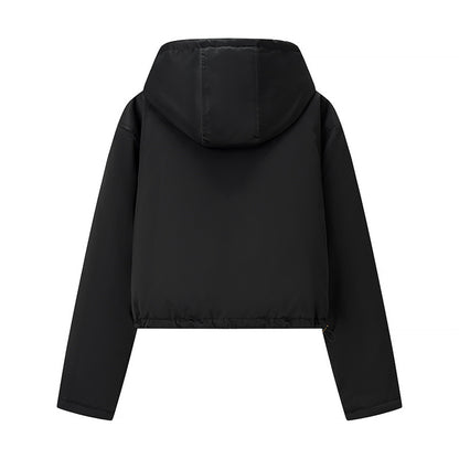 Damen Übergangsjacke mit Kapuze und praktischen Taschen Stalluxe