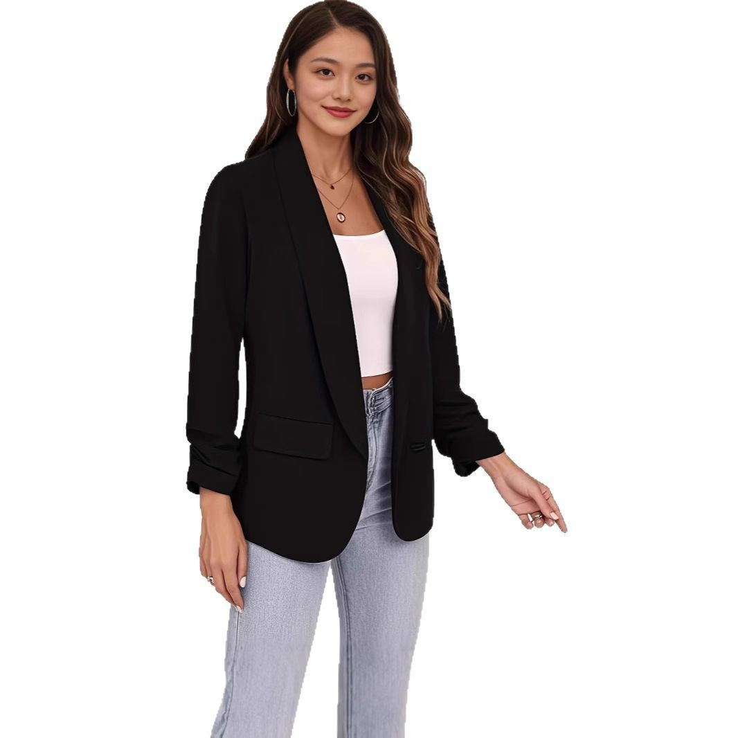 Damen Eleganter Blazer mit lässigem Schnitt und praktischen Taschen Stalluxe