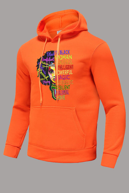 Damen Kapuzenpullover mit kreativem Grafikdruck und bequemer Passform Stalluxe