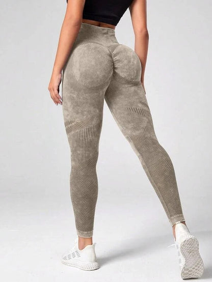 Damen Sculpting Leggings mit hohem Bund und innovativer Textur Stalluxe
