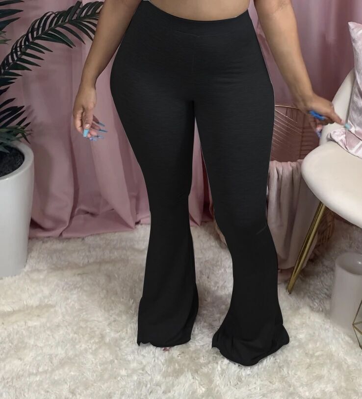 Damen Hochbundige Bootcut-Leggings aus weichem Jersey Stalluxe
