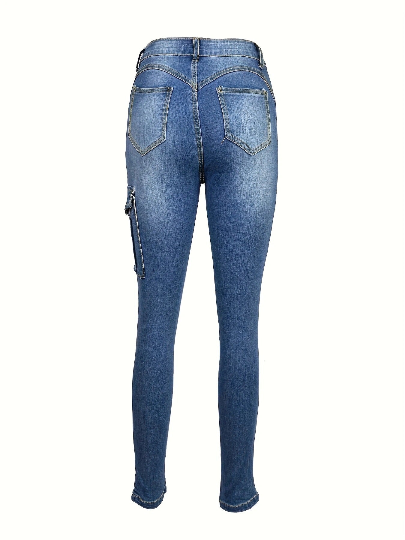 Damen Cargo-Leggings mit hohem Bund und eleganten Seitentaschen Stalluxe