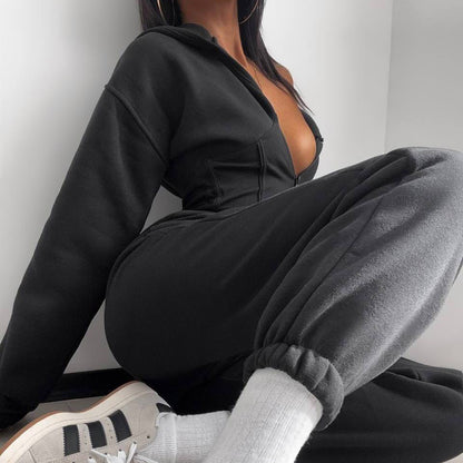 Damen Body mit eleganten Volantärmel Stalluxe
