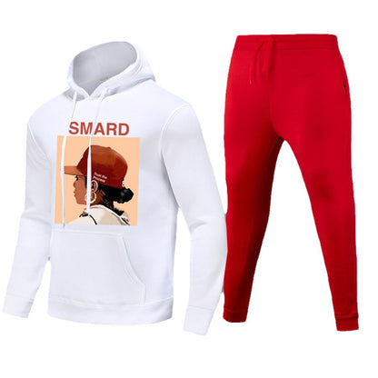 Damen Hoodie und Jogginghose Set im urbanen Stil mit kreativem Grafikdruck Stalluxe