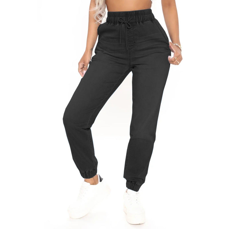 Damen Bequeme Jeanshose mit elastischem Bund Stalluxe
