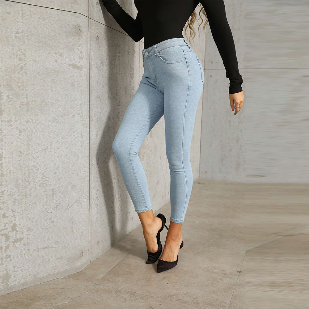 Damen Skinny Fit Jeans mit hohem Bund und ausgezeichneter Passform Stalluxe