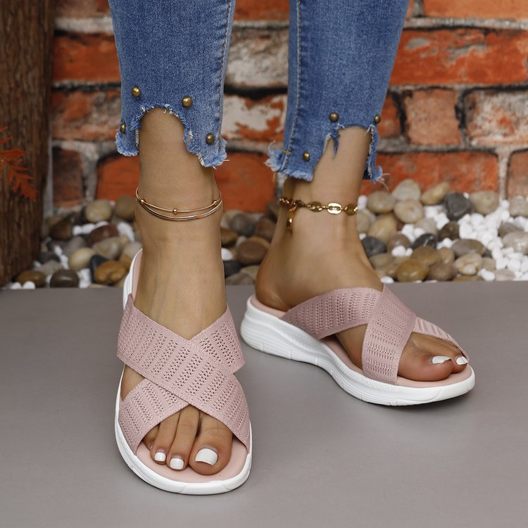 Damen Bequeme Strand-Sandalen Stalluxe
