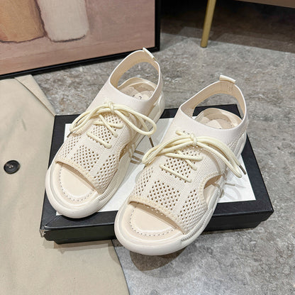 Damen Atmungsaktive Freizeitsandalen mit elastischem Obermaterial und rutschfester Sohle Stalluxe
