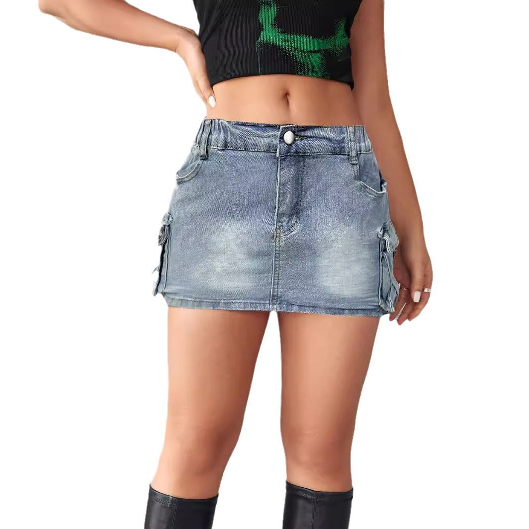 Damen Jeansrock mit praktischen Taschen und modischem Schnitt Stalluxe