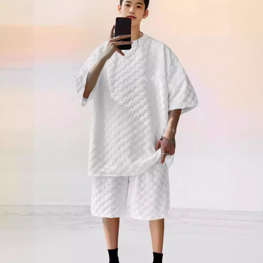 Damen Lässiges Zweiteiler-Set mit strukturiertem Design Stalluxe