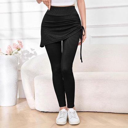 Damen Kanga-Leggings mit Drapierung Stalluxe