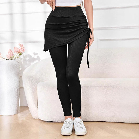 Damen Kanga-Leggings mit Drapierung Stalluxe