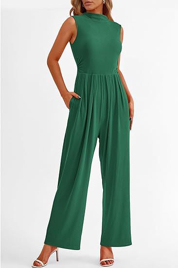 Damen elegante Flowy Jumpsuit Stalluxe