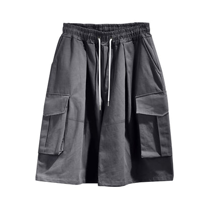 Damen praktische Cargo-Shorts mit elastischem Bund und mehreren Taschen Stalluxe