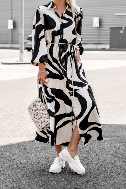 Damen Modisches Maxikleid mit elegantem Wickeldesign und seitlichen Schlitz Stalluxe